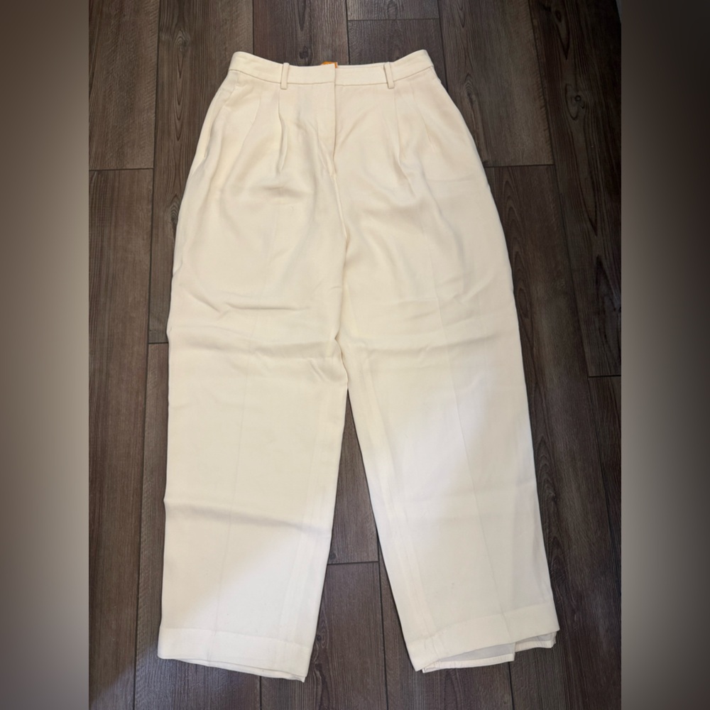 Tory Burch Cream Women's Trousers